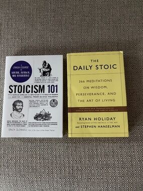 Stoicism 101 & The Daily Stoic Set of 2 Paperback Books